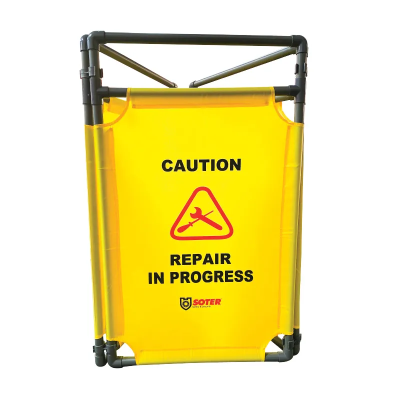 SOTER BARRIER BSR1219 7250 YELLOW PE & OXFORD CLOTH TRAFFIC BARRIER STANDARD
